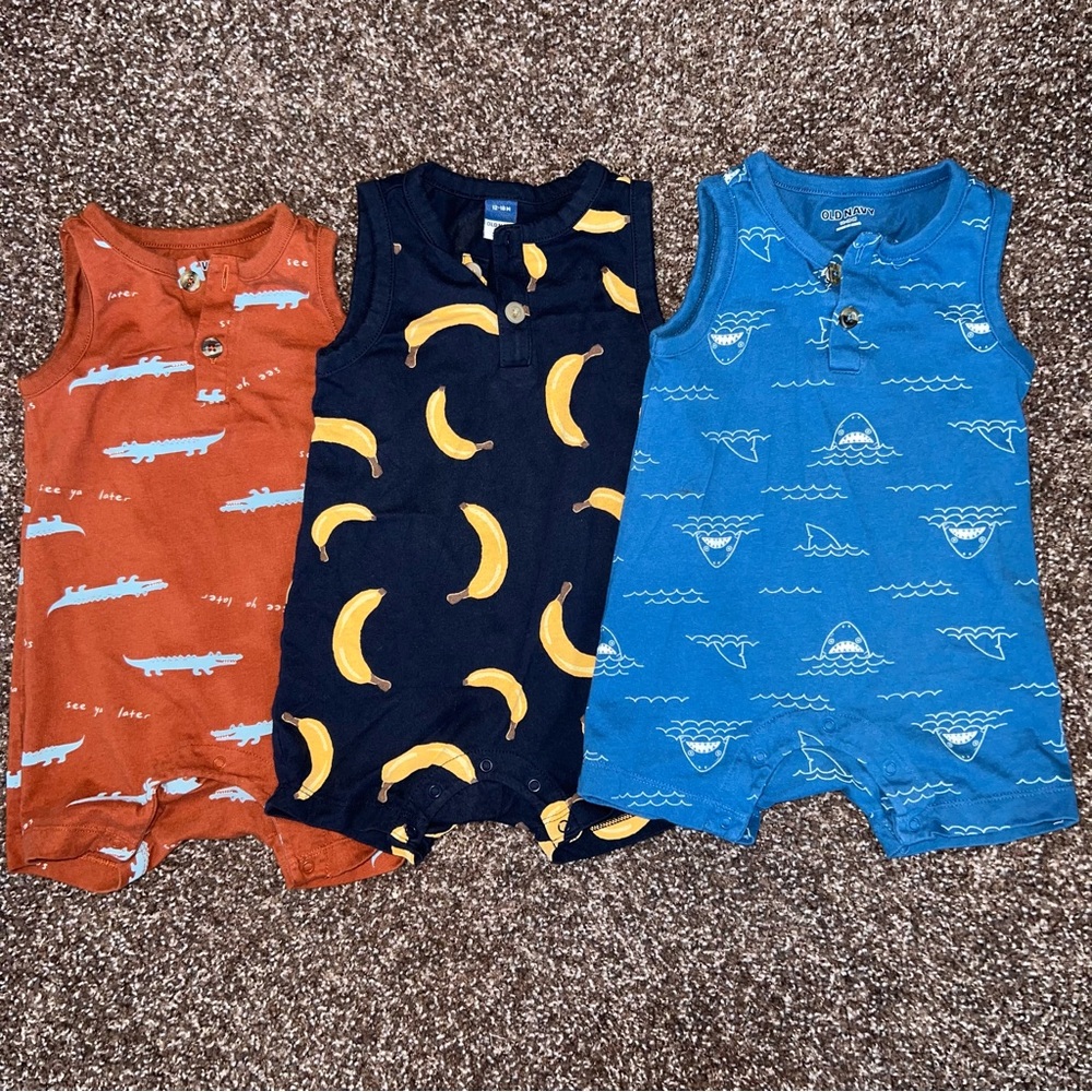 Infant Boys Sleeveless Romper